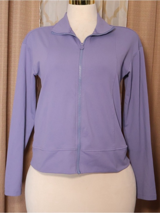 Apana Jackets & Blazers - Apana Lavender Zip-Up Jacket